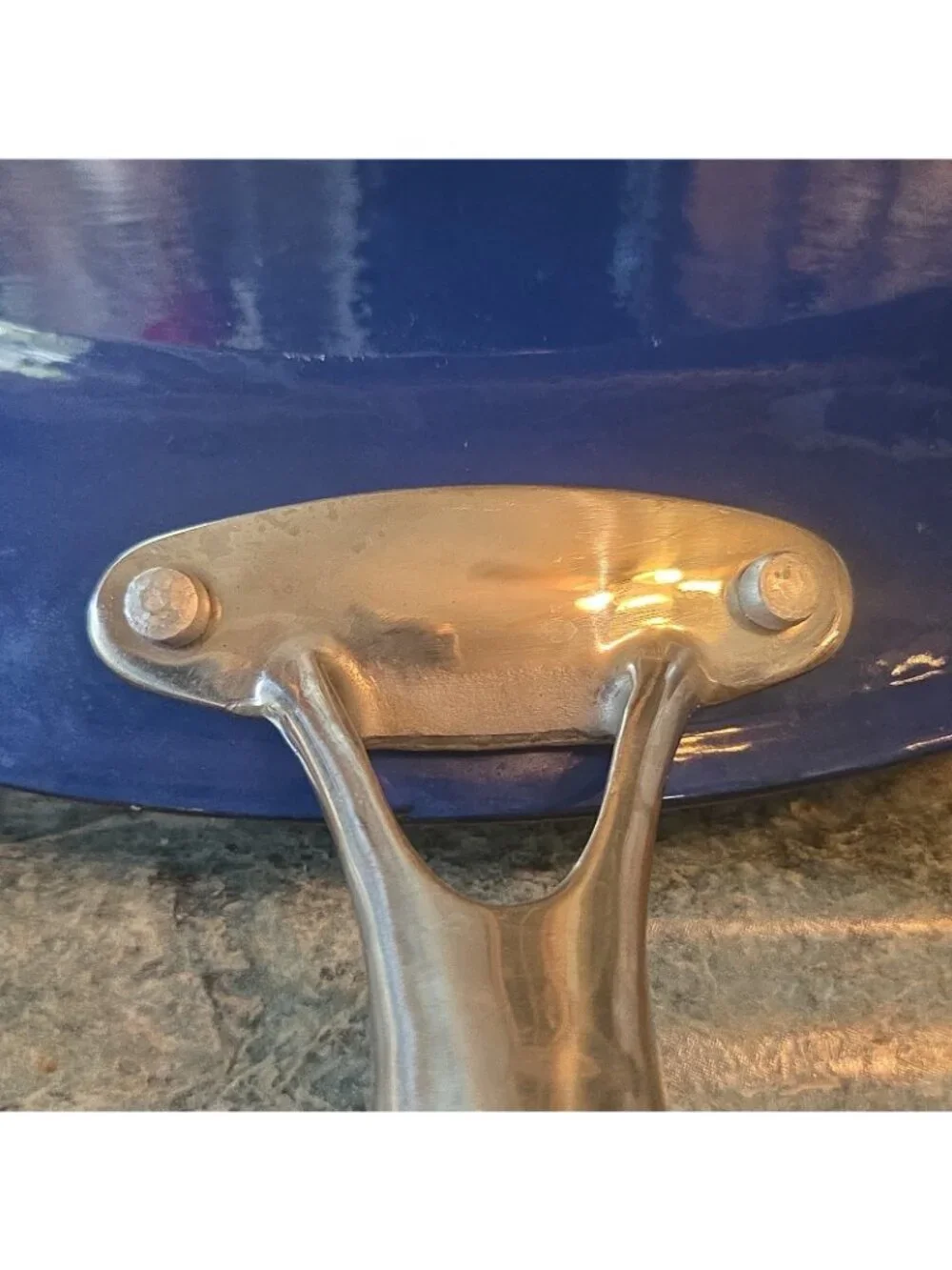 GreenPan Cast Iron Grill Pan Cobalt Blue Ceramic Bottom 7128 Green Pan